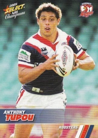 2008 NRL Champions Common Card - Base 168 Anthony Tupou Sydney Roosters