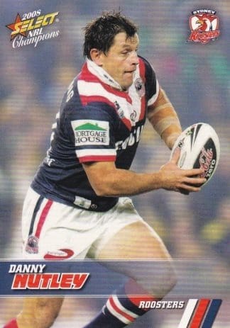 2008 NRL Champions Common Card - Base 169 Danny Nutley Sydney Roosters
