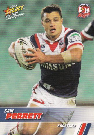 2008 NRL Champions Common Card - Base 170 Sam Perrett Sydney Roosters