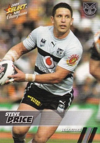 2008 NRL Champions Common Card - Base 172 Steve Price Warriors