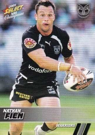 2008 NRL Champions Common Card - Base 173 Nathan Fien Warriors