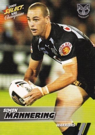 2008 NRL Champions Common Card - Base 176 Simon Mannering Warriors