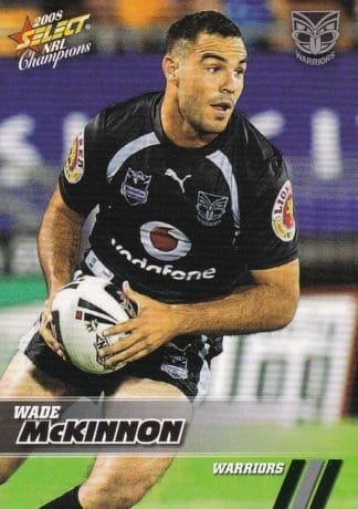 2008 NRL Champions Common Card - Base 177 Wade McKinnon Warriors
