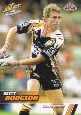 2008 NRL Champions Common Card - Base 184 Brett Hodgson Wests Tigers