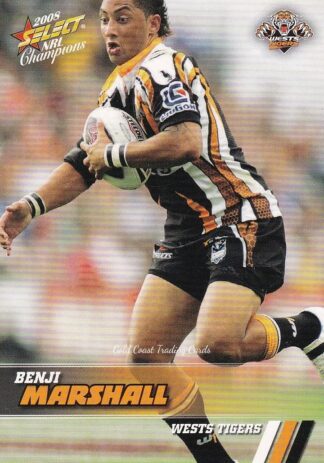2008 NRL Champions Common Card - Base 190 Benji Marshall Wests Tigers