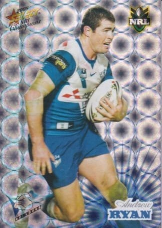 2008 NRL Champions Holofoil Parallel - HF016 Andrew Ryan Canterbury Bulldogs