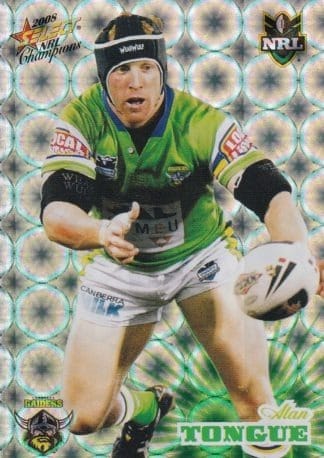 2008 NRL Champions Holofoil Parallel - HF028 Alan Tongue Canberra Raiders