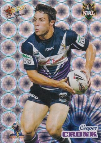 2008 NRL Champions Holofoil Parallel - HF078 Cooper Cronk Melbourne Storm