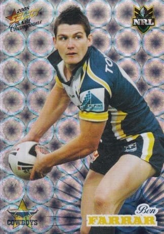 2008 NRL Champions Holofoil Parallel - HF101 Ben Farrar North Qld Cowboys