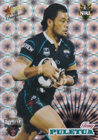 2008 NRL Champions Holofoil Parallel - HF124 Tony Puletua Penrith Panthers