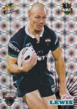 2008 NRL Champions Holofoil Parallel - HF127 Luke Lewis Penrith Panthers