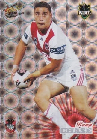 2008 NRL Champions Holofoil Parallel - HF145 Rangi Chase St George Dragons