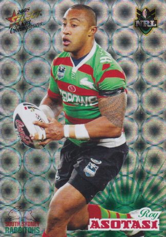 2008 NRL Champions Holofoil Parallel - HF150 Roy Asotasi South Sydney Rabbitohs