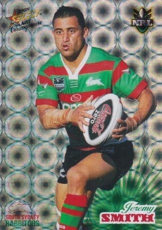 2008 NRL Champions Holofoil Parallel - HF158 Jeremy Smith South Sydney Rabbitohs