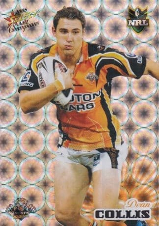 2008 NRL Champions Holofoil Parallel - HF185 Dean Collis Wests Tigers