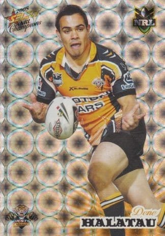 2008 NRL Champions Holofoil Parallel - HF188 Dene Halatau Wests Tigers