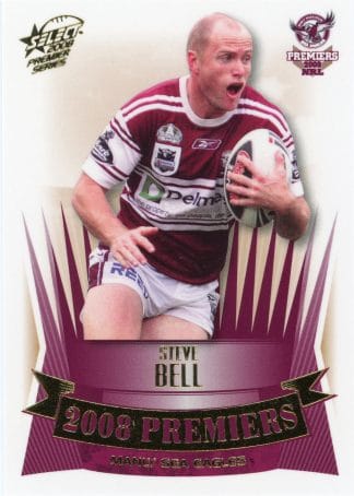 2008 NRL Premiers Set - PC04 Steve Bell Manly Sea Eagles