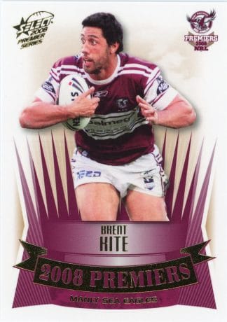2008 NRL Premiers Set - PC09 Brent Kite Manly Sea Eagles