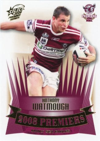 2008 NRL Premiers Set - PC12 Anthony Watmough Manly Sea Eagles