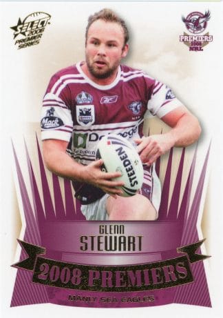 2008 NRL Premiers Set - PC14 Glenn Stewart Manly Sea Eagles