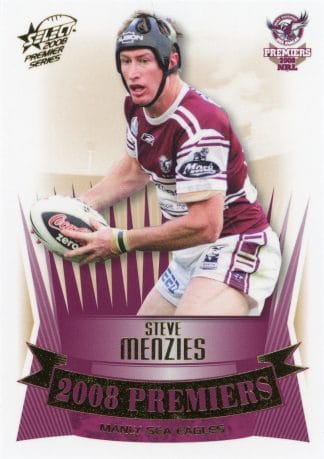 2008 NRL Premiers Set - PC18 Steve Menzies Manly Sea Eagles