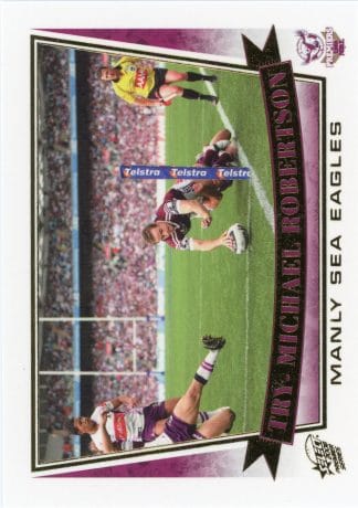 2008 NRL Premiers Set - PC19 Michael Robertson Manly Sea Eagles