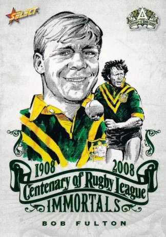 2008 NRL Centenary Oversize Immortal Sketch - IMSK2 Bob Fulton