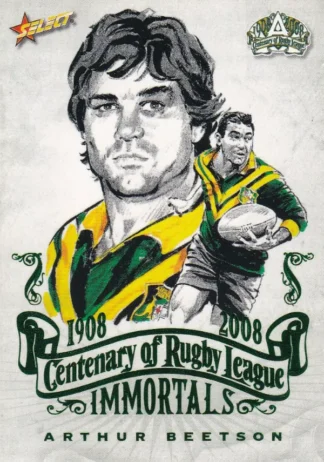 2008 NRL Centenary Oversize Immortal Sketch - IMSK3 Arthur Beetson