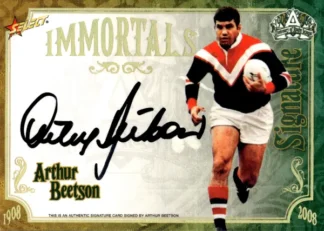 2008 NRL Centenary Immortal Signature - IMSC3 Arthur Beetson