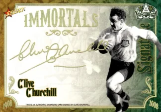 2008 NRL Centenary Immortal Signature - IMSC7 Clive Churchill