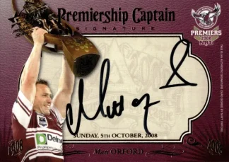 2008 NRL Centenary Captains Signature