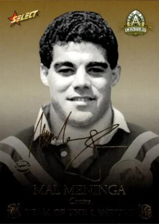 2008 NRL Centenary Team Of The Century Foil Signatures