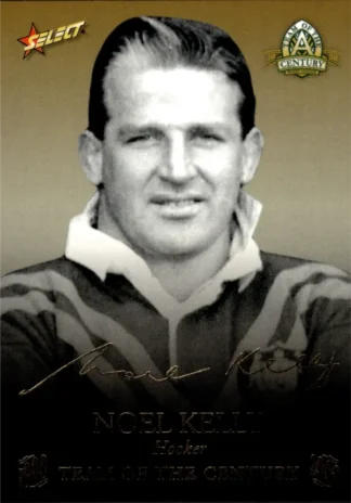 2008 NRL Centenary Oversize Team Of The Century Foil Signature - TCFS09 Noel Kelly