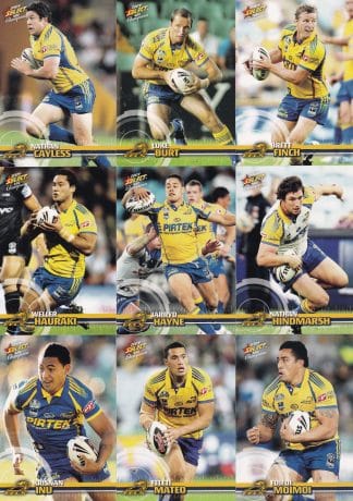 2009 NRL Champions Base Team Set - Parramatta Eels