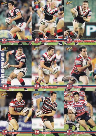2009 NRL Champions Base Team Set - Sydney Roosters
