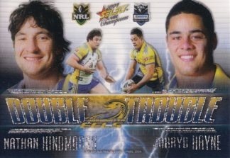 2009 NRL Champions Double Trouble - DT3 Hindmarsh & Hayne Parramatta Eels