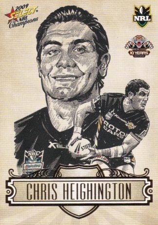 2009 NRL Champions Sketch Card - SK32 Chris Heighington Wests Tigers