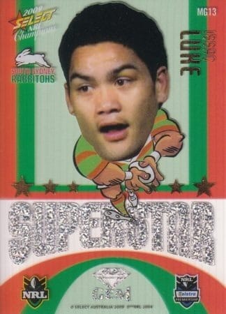 2009 NRL Champions Mascot Gem - MG13 Issac Luke South Sydney Rabbitohs
