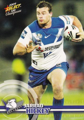 2009 NRL Champions Common Card - Base 018 Jarrad Hickey Canterbury Bulldogs