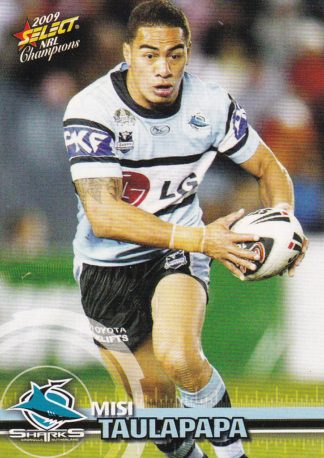 2009 NRL Champions Common Card - Base 048 Misi Taulapapa Cronulla Sharks