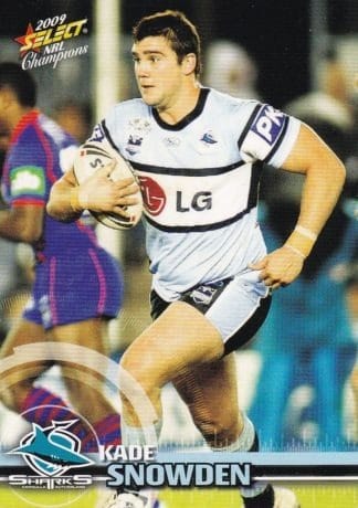 2009 NRL Champions Common Card - Base 051 Kade Snowden Cronulla Sharks