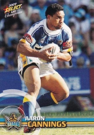 2009 NRL Champions Common Card - Base 055 Aaron Cannings Gold Coast Titans