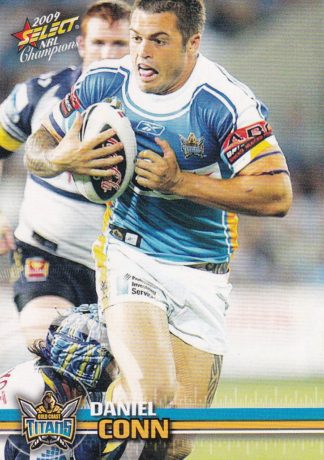 2009 NRL Champions Common Card - Base 063 Daniel Conn Gold Coast Titans