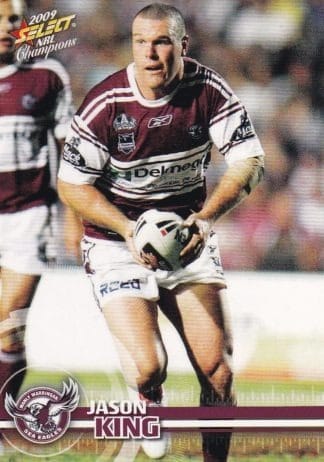 2009 NRL Champions Common Card - Base 068 Jason King Manly Sea Eagles