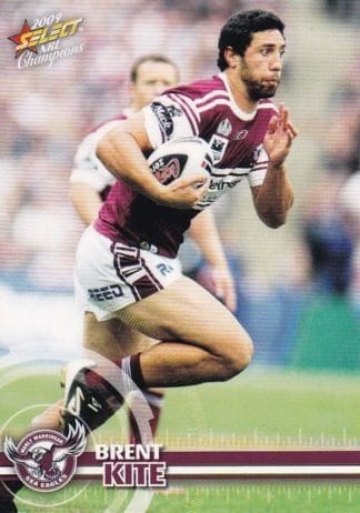 2009 NRL Champions Common Card - Base 069 Brent Kite Manly Sea Eagles