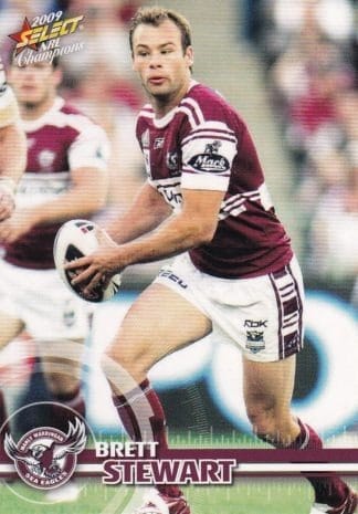 2009 NRL Champions Common Card - Base 073 Brett Stewart Manly Sea Eagles