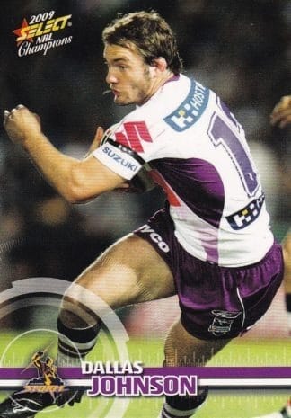 2009 NRL Champions Common Card - Base 080 Dallas Johnson Melbourne Storm