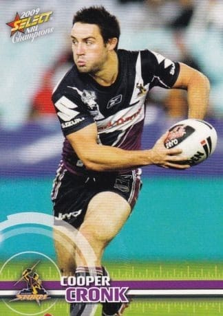 2009 NRL Champions Common Card - Base 085 Cooper Cronk Melbourne Storm