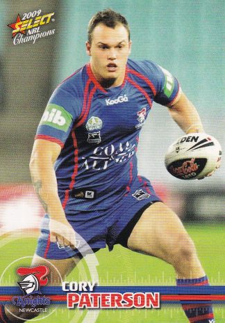 2009 NRL Champions Common Card - Base 094 Cory Paterson Newcastle Knights