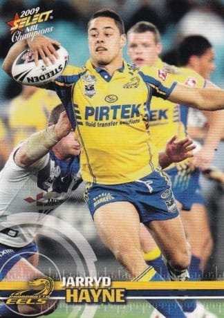 2009 NRL Champions Common Card - Base 116 Jarryd Hayne Parramatta Eels